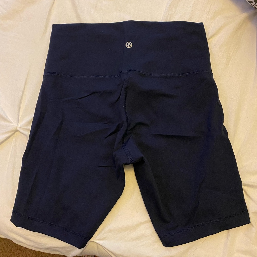 Navy lululemon Align™ High-Rise Short 8"